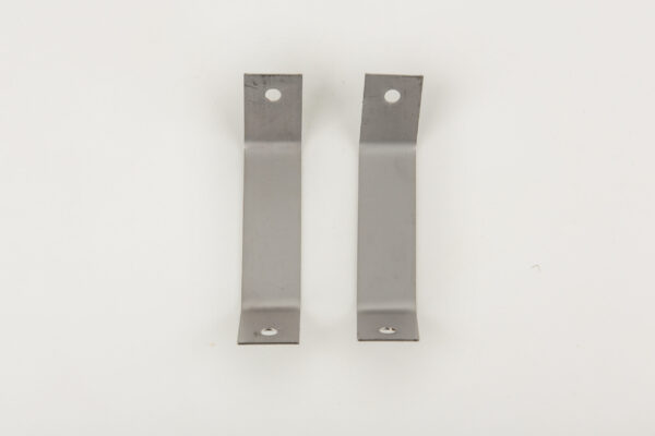 Cast Iron Bench Stainless Steel Angled Braces: 130mm x 30mm x 1.2mm - Image 3