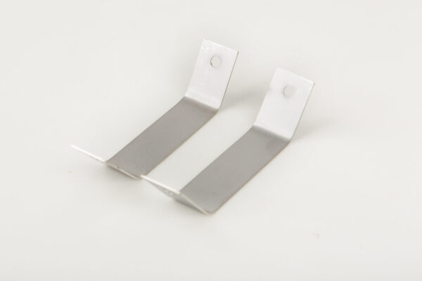 Cast Iron Bench Stainless Steel Angled Braces: 130mm x 30mm x 1.2mm - Image 2
