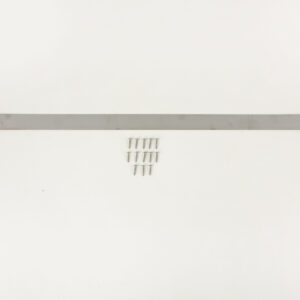 Cast Iron Bench Stainless Steel Bracing Strap:  750mm x 30mm x 1.2mm With Screws