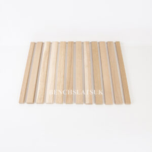12 Solid Oak Hardwood Garden Bench Slats 610mm (2ft) 1 Seater