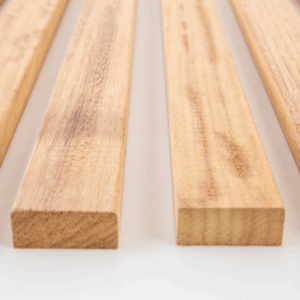 Single Solid Iroko Hardwood Bench Slats