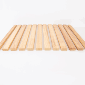 12 Solid Iroko Hardwood Garden Chair Slats 610mm (2ft) 1 Seater